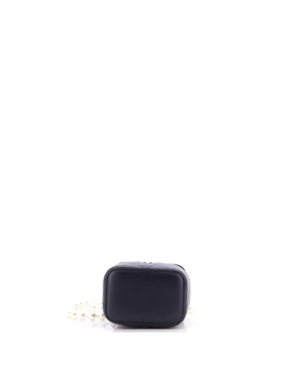 Chanel Vanity Case With Pearl Chain #287612C28B